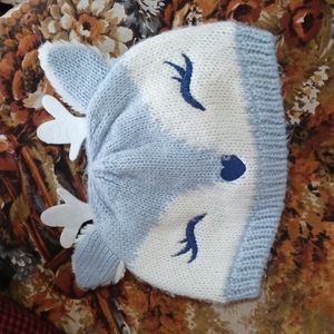 Gymboree Blue Fawn Deer Hat 2T-5T